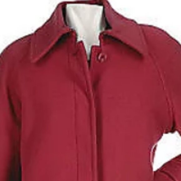 Centigrade Wool Blend Button Front Balmacaan Swing Coat 14723 - Picture 3 of 3